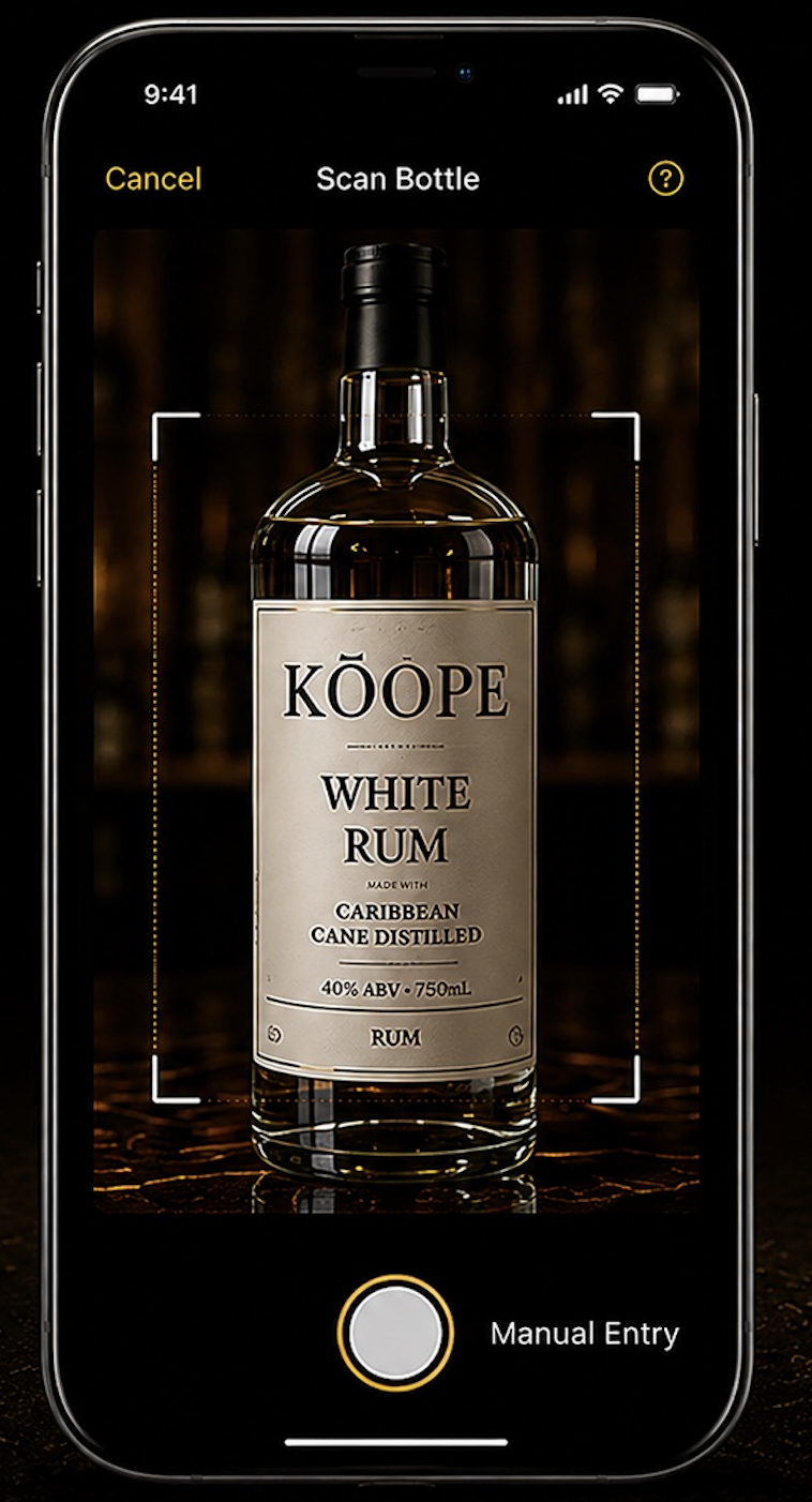 Scan Your Bottles app screen